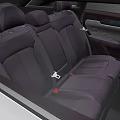 White Modern Car With Sleek Front Design And Luxury Interior Dashboard Screen Seats