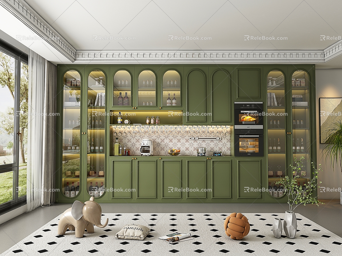 Wine Cabinet 3d model