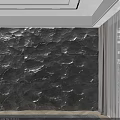 Modern Luxury Textured Backdrop Wall Design With Elegant Patterns And Smooth Finish 3d model