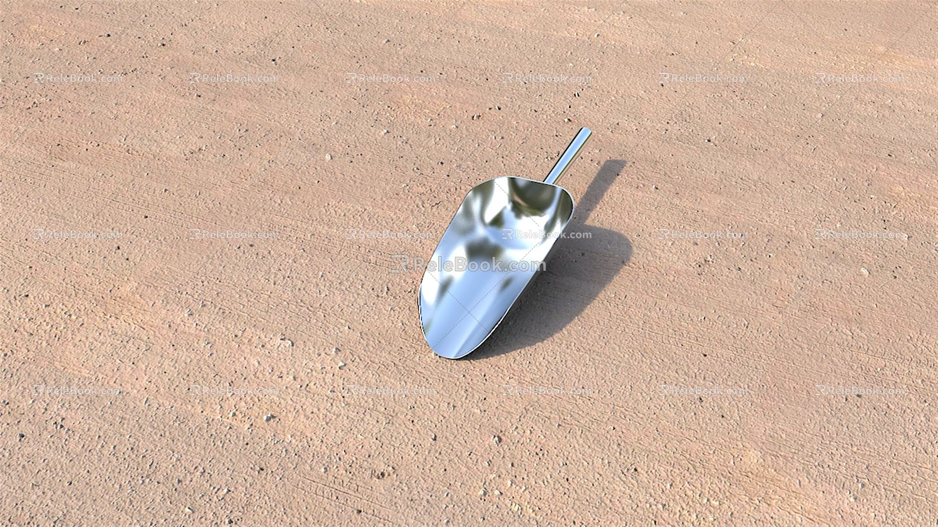 Modern shovel 3d model