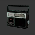 Vintage Brown Sharp Radio With Retro FM Tuner Cassette Player And Handle