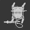 Advanced Mobile Medical Equipment With Display Screens And Tubes For Clinical Use