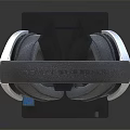 Sleek Headphones On Stand With RGB Lighting And Modern Design Features