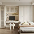 Tatami Bedroom Interior Design With Built In Storage Desk And Natural Light