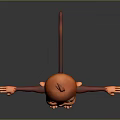 Monkey Cartoon Monkey Anime Monkey Stylized Monkey Fantasy Style Monkey Toy 3d model