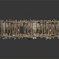 Rustic Handcrafted Twig Bridge Structure With Wooden Planks And Natural Branches