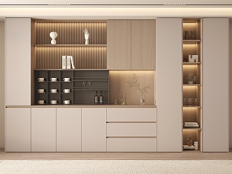 Wine Cabinet Sideboard 3d model