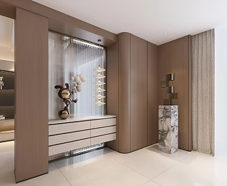 Modern Entrance 3d model