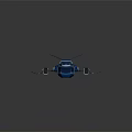 Modern Fighter Sci-fi Fighter 3d model