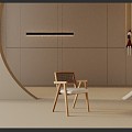 Modern Dining Chair 3d model