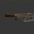 Crossbow Mechanical Crossbow Shift Bow and Arrow Shoot Far Equipment Weapons High-tech Crossbow 3d model