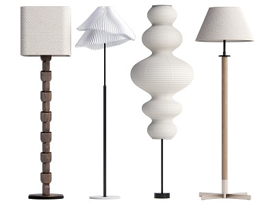 Floor lamp combination 3d model