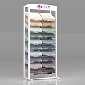 Towel Display Rack Facial Cleanser Display Rack Food Chocolate Display Rack Net Wire Rack Washing Powder Bread Display Rack Socks Display Rack Milk Powder Magazine Display Rack Painting Tools Display Rack High-tech 3d model