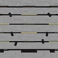 Magnetic attraction track lamp downlight spotlight magnetic attraction lamp track lamp linear lamp without main lamp 3d model