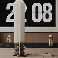 Modern floor lamp 3d model