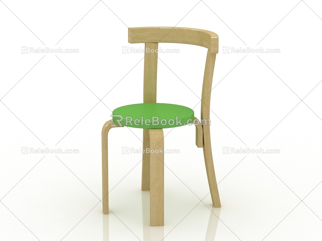 Jane European Children's Chair 3d model