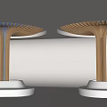 Modern Columns Special-Shaped Columns Package Columns Cylinders Decorative Wood Grilles Pillars Landscape Pillars Landscape Rest Pavilion 3d model