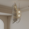 Modern chandelier 3d model