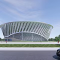 modern gymnasium 3d model