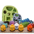 Modern Lego Blocks 3d model