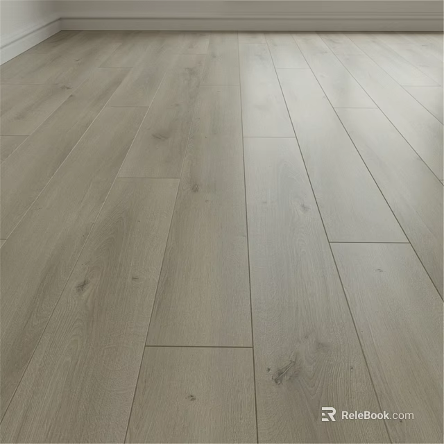 Light Oak Wood Flooring With Natural Texture For Modern Home Interior Design 3d model 