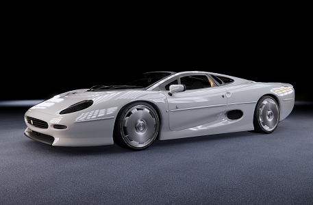 Modern sports car Super sports car 3d model