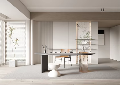 Modern Tea Room 3d model