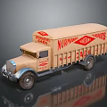 Vintage Functional Delivery Truck With Normand Branding And Retro Design