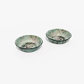 Old enamel basin old objects 3d model