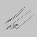 Camouflage Painted Military Fighter Jet With Tail Number 22 Detailed