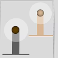 Modern Table Lamp Round Metal Table Lamp Floor Table Lamps 3d model