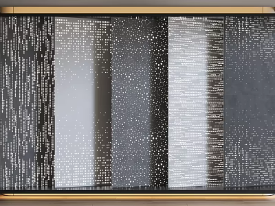 Elegant Modern Kitchen Backsplash Design With Luxury Marble And Sleek Metal Accents 3d model