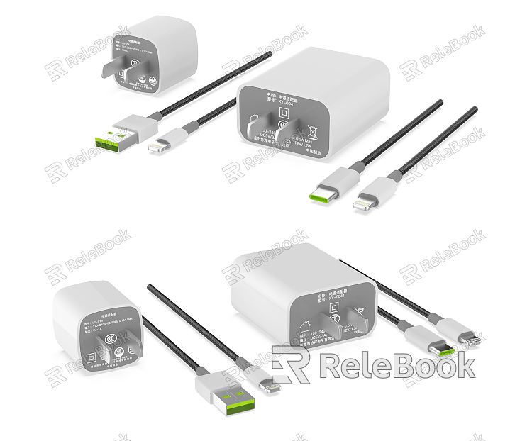 Modern data cable mobile phone charger socket model