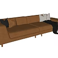 Modern Multiplayer Sofa 3d model