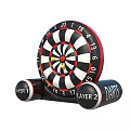 Inflatable Dartboard Sport Equipment With Numbered Target Darts And Player Support Bases