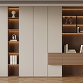 04 Bookcase Modern Bookcase 3d model