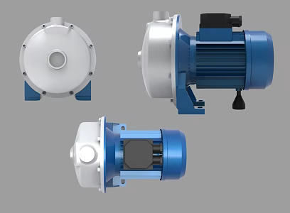 Electric Pump BLC 120 075T Electric Pump Motor Horizontal Pump 3d model