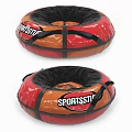 Sportsstuff Inflatable Water Tubes In Red Orange Black Colors