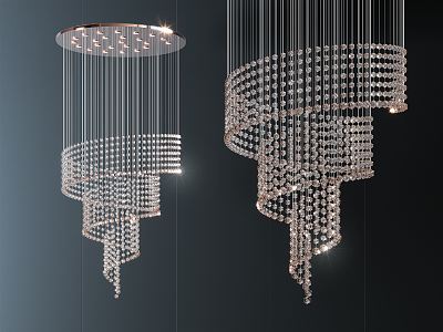 Light Luxury Crystal Chandelier model