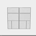Heavy Duty Hardware Tools Storage Rack with Multiple Compartments for Efficient Organization