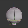Lab Science Fiction Lab Science Fiction Module Science Fiction Item Module Science Fiction Parts Science Fiction Parts Science Fiction Capsule 3d model
