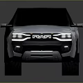Modern Silver Black Pickup Truck With Sleek Design Open Bed And Alloy Wheels