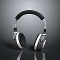 Modern Over Ear Headphones With Black Silver Design And High Quality Audio