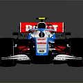 Alfa Romeo Formula 1 Race Car With Red White Blue Livery And Aerodynamic Design Features