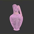 Ancient Handcrafted Pottery Vase With Intricate Carvings And Weathered Texture