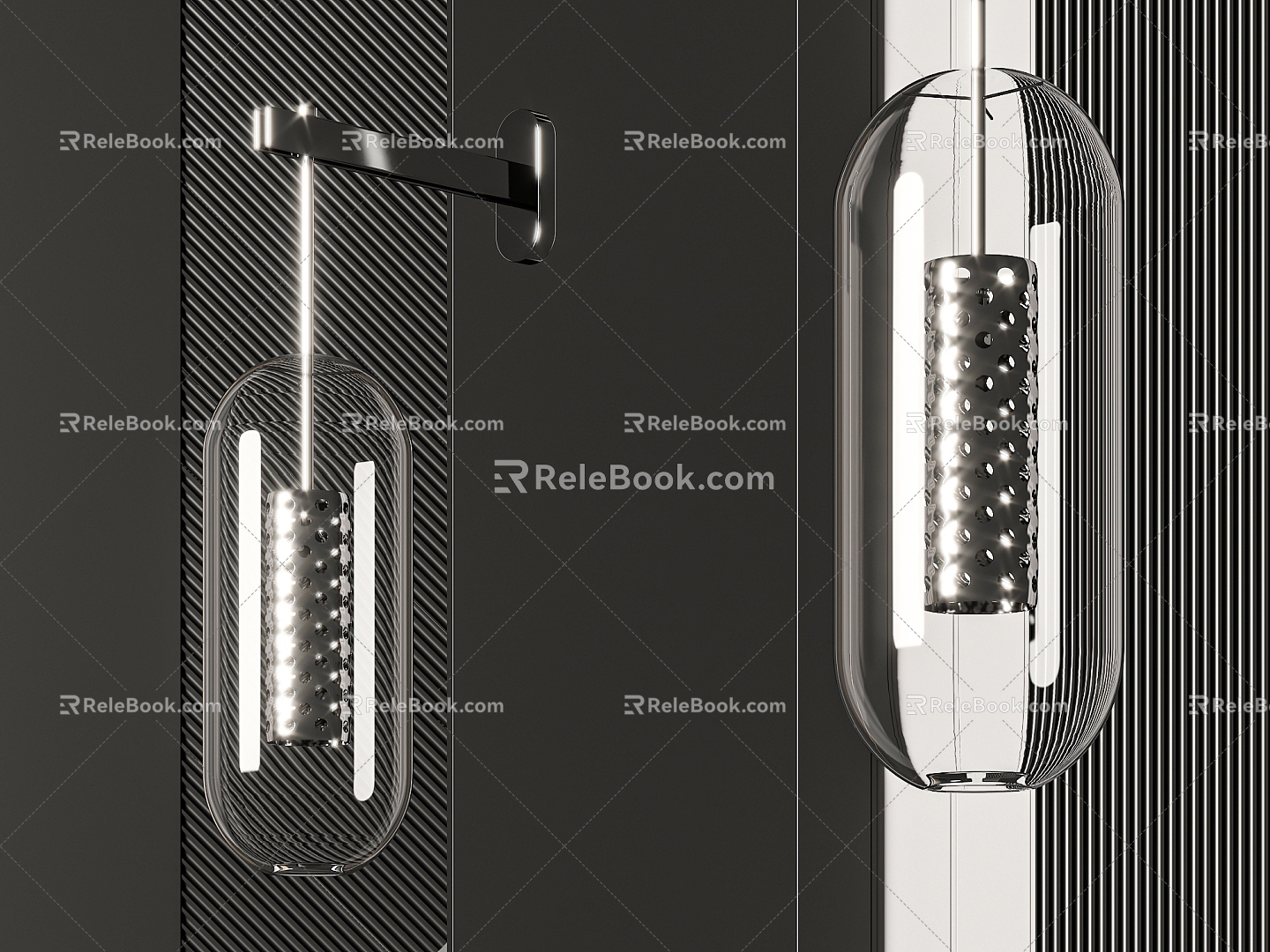 Modern wall lamp 3d model