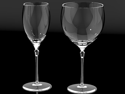 Goblet glass model