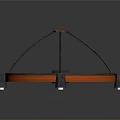 Other Circular Mechanical Structure With Orange Spokes Black Frame And Gray Supports 3d model