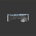 Ancient Stone Wall Structure With Weathered Bricks And Debris Foundation