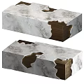 Elegant Modern Coffee Table With Marble Top And Wooden Accents Unique Design